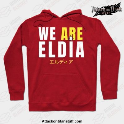 eldia attack on titan hoodie red s 799 - Attack On Titan Merch