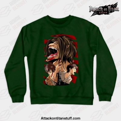 eren fases crewneck sweatshirt 749 - Attack On Titan Merch