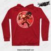 eren yeager hoodie red s 326 - Attack On Titan Merch