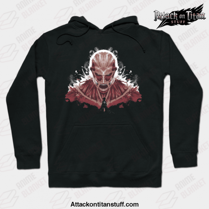 ink on titan hoodie black s 797 - Attack On Titan Merch