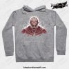 ink on titan hoodie gray s 728 - Attack On Titan Merch