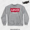 levi ackerman best crewneck sweatshirt gray s 506 - Attack On Titan Merch