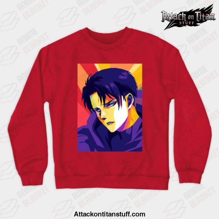 levi ackerman pop art sweatshirt 625 - Attack On Titan Merch