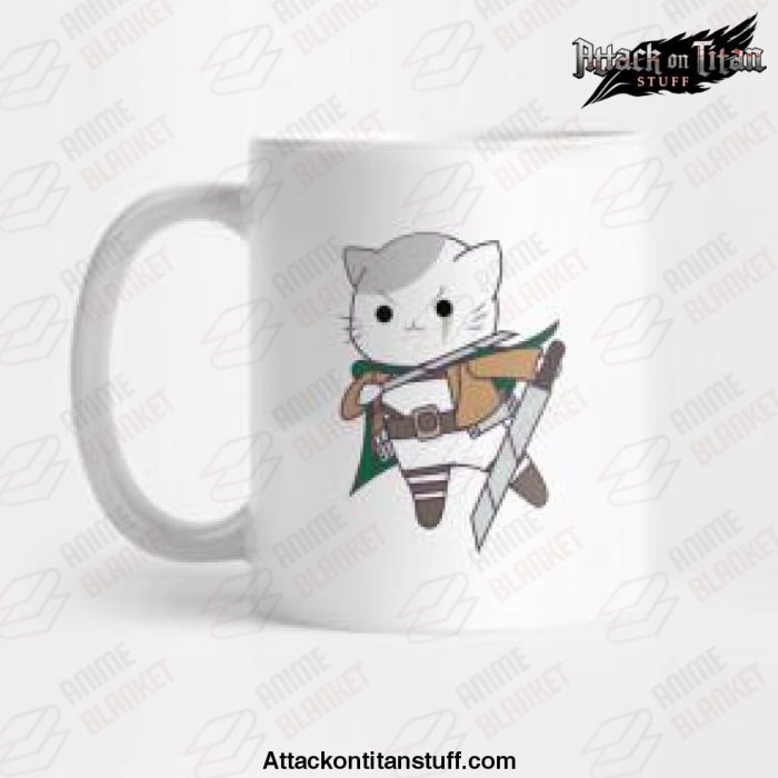 levi cat attack on titan mug 695 - Attack On Titan Merch