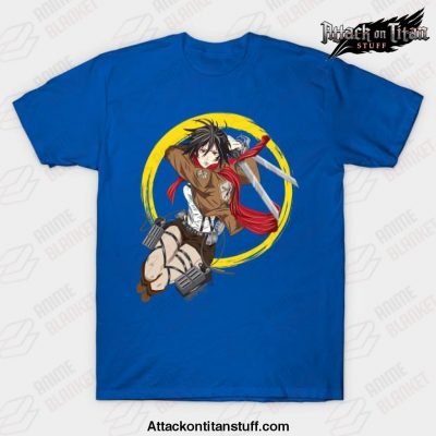 mikasa attack on titan t shirt blue s 700 - Attack On Titan Merch