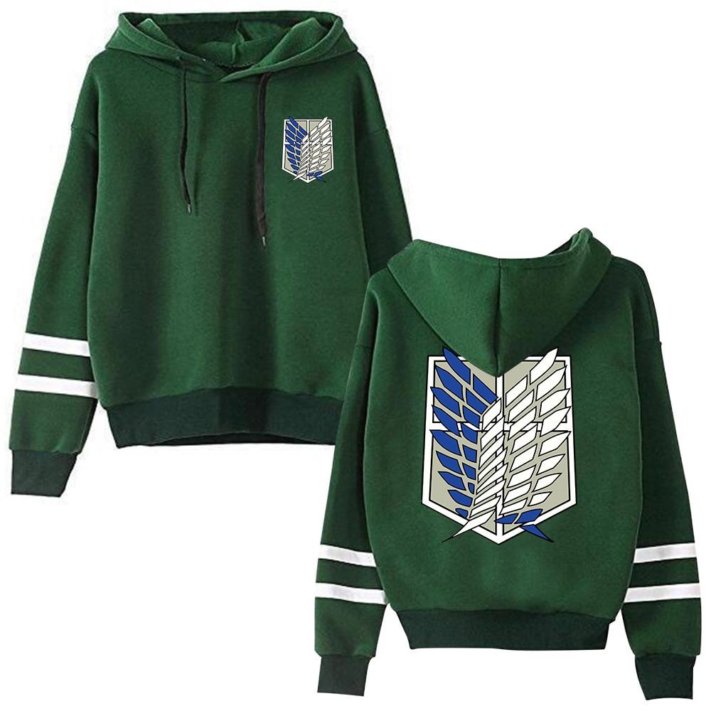 2021 Attack on Titan Hoodie Basic Style