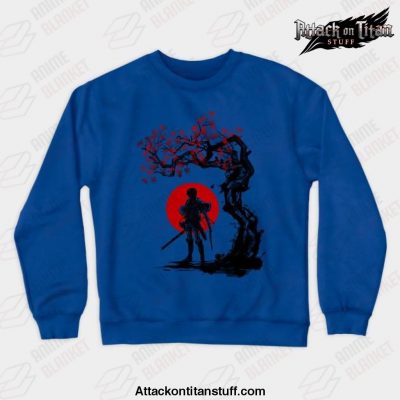 titan shifter under the sun crewneck sweatshirt blue m 181 - Attack On Titan Merch