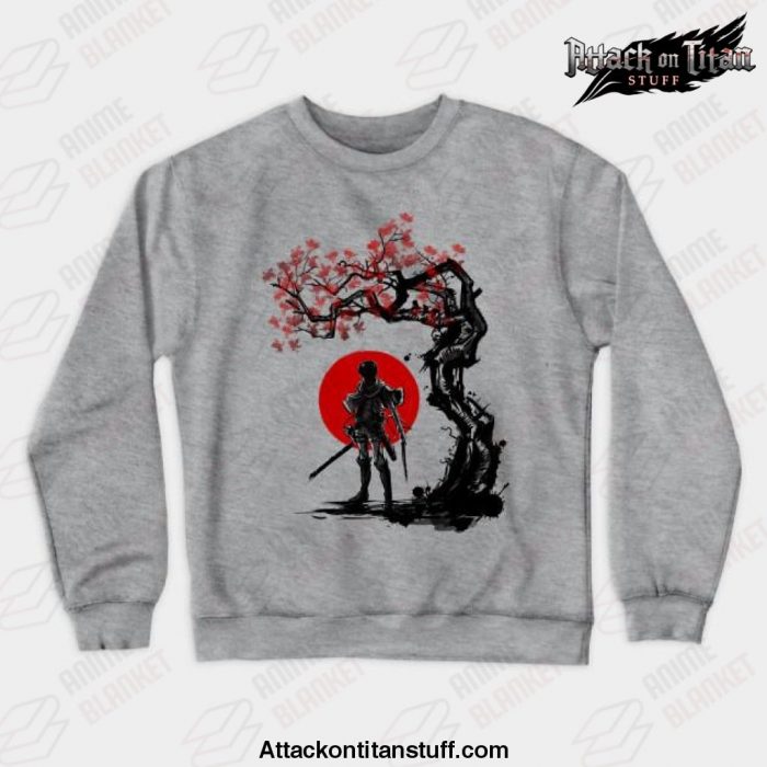 titan shifter under the sun crewneck sweatshirt gray s 363 - Attack On Titan Merch