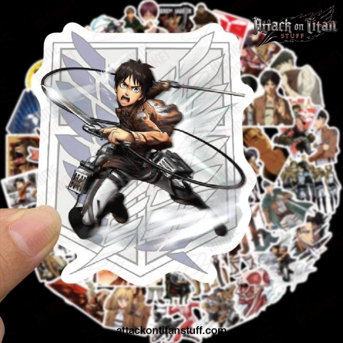 100pcspack attack on titan stickers diy graffiti waterproof 885 1 - Attack On Titan Merch