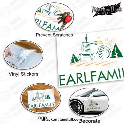 13cm x 8 6cm attack on titan car decal vinyl 705 1 - Attack On Titan Merch