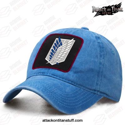 2021 attack on titan baseball cap blue 866 1 - Attack On Titan Merch