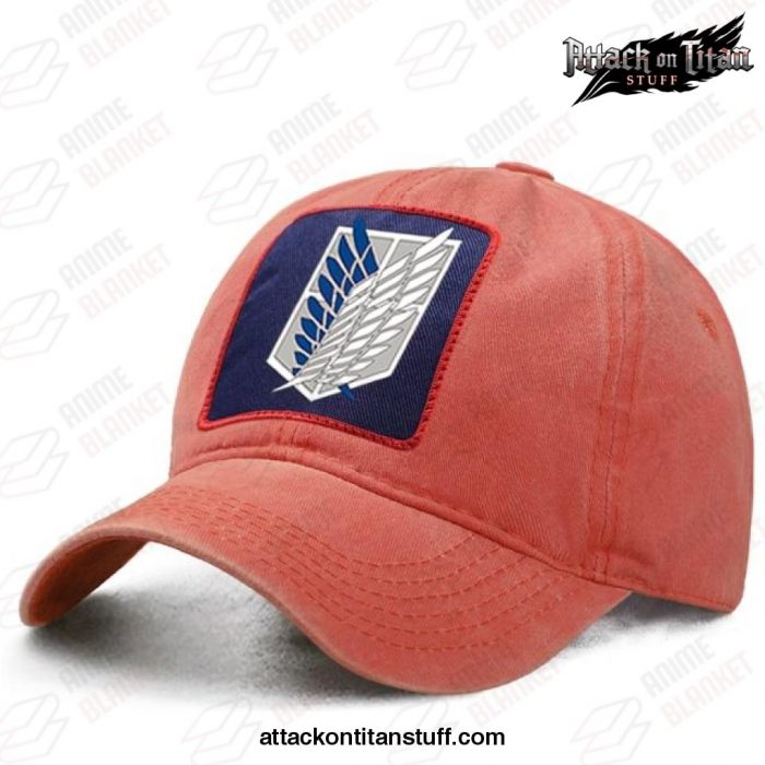 2021 attack on titan baseball cap orange 362 1 - Attack On Titan Merch