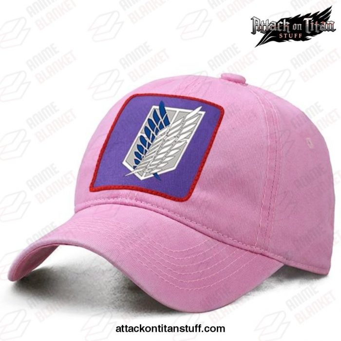 2021 attack on titan baseball cap pink 273 1 - Attack On Titan Merch