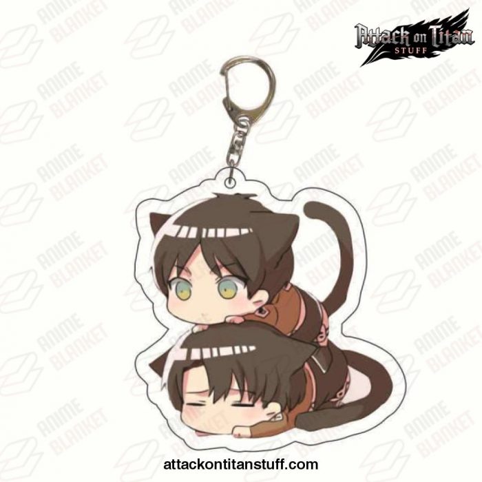 2021 cute attack on titan keychain school bag pendant 5 496 1 - Attack On Titan Merch