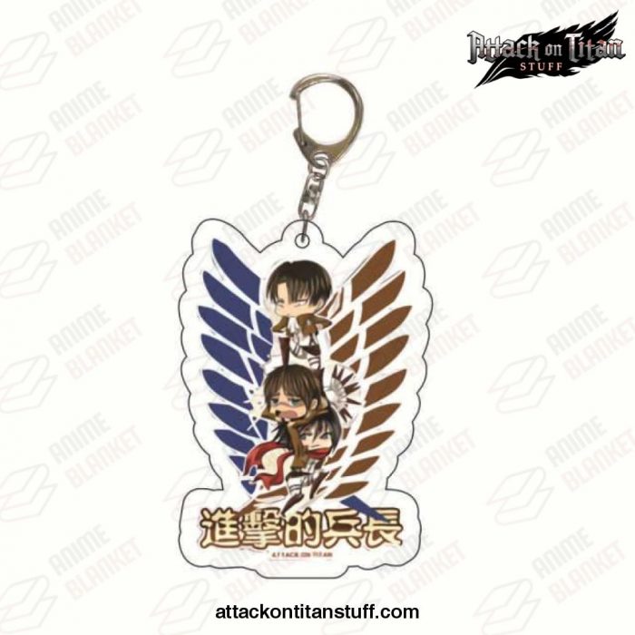 2021 cute attack on titan keychain school bag pendant 6 488 1 - Attack On Titan Merch