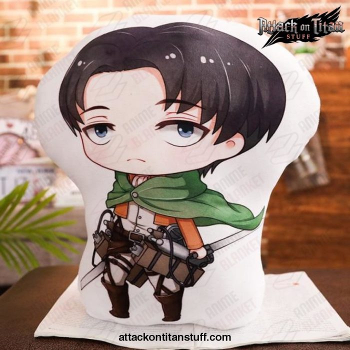 203545cm attack on titan levi ackerman plush doll pillow 20cm b 304 1 - Attack On Titan Merch