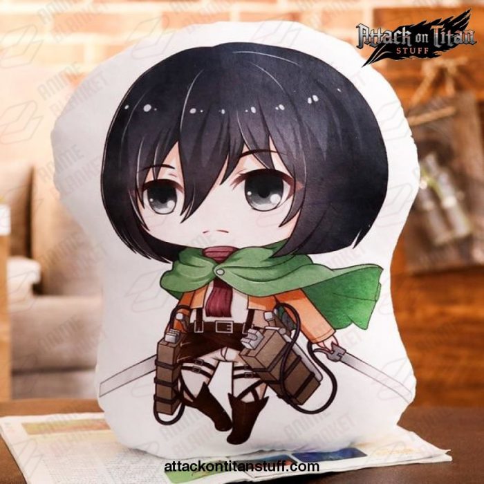 203545cm attack on titan mikasa ackerman plush doll pillow 20cm c 871 1 - Attack On Titan Merch