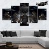 5 pieces attack on titan team canvas wall art 889 1 - Attack On Titan Merch