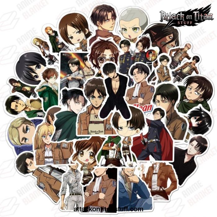 50pcslot attack on titan waterproof stickers 927 1 - Attack On Titan Merch