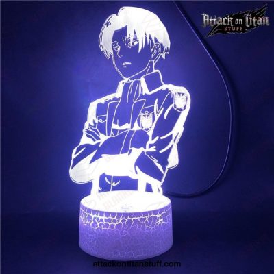 attack on titan 3d lamp levi style lava base 7 colors no remote 412 1 - Attack On Titan Merch