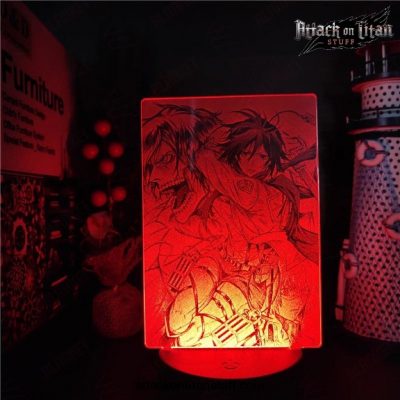 attack on titan 3d lamp mikasa ackerman nights light 171 1 - Attack On Titan Merch