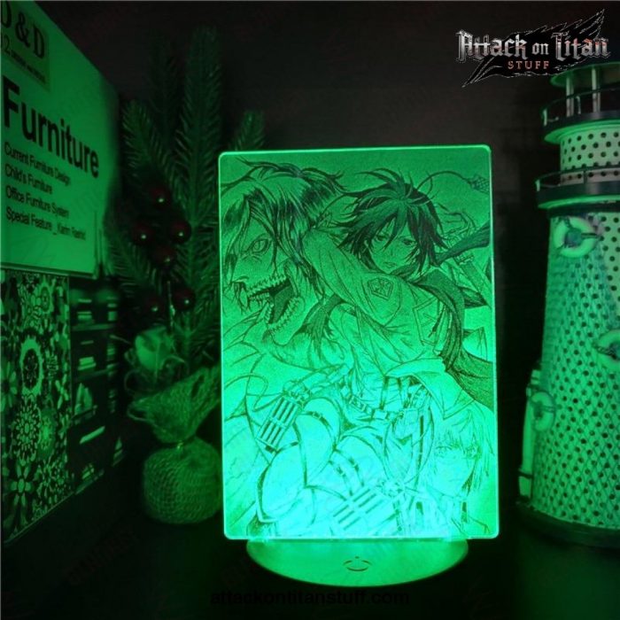 attack on titan 3d lamp mikasa ackerman nights light 845 1 - Attack On Titan Merch