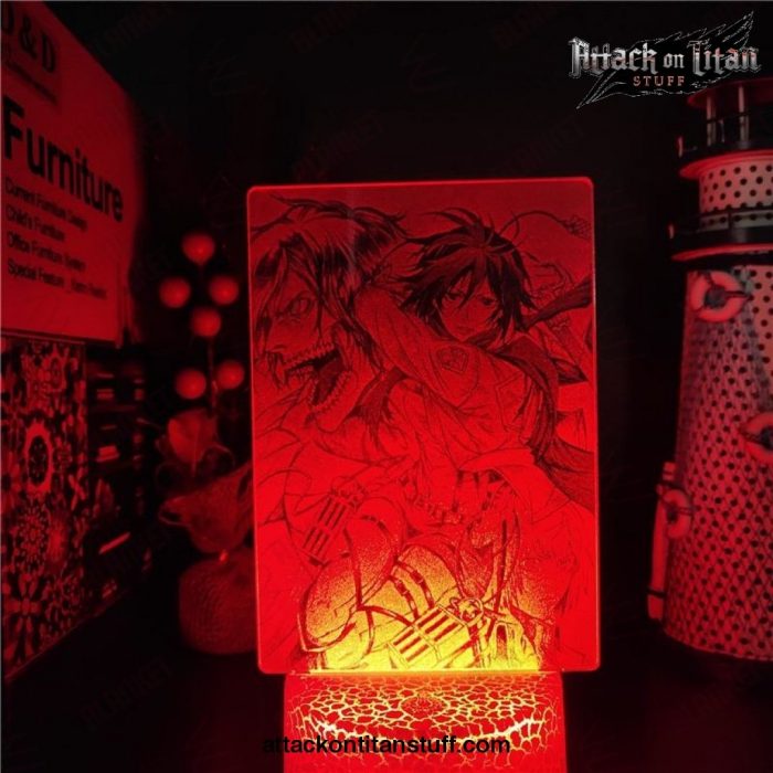 attack on titan 3d lamp mikasa ackerman nights light 856 1 - Attack On Titan Merch