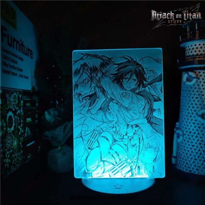 attack on titan 3d lamp mikasa ackerman nights light 964 1 - Attack On Titan Merch