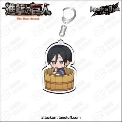 attack on titan acrylic keychain pendant bag bath tub mikasa ackerman 266 1 - Attack On Titan Merch