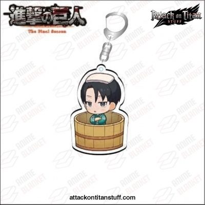 attack on titan acrylic keychain pendant bag bath tub rival ackerman 742 1 - Attack On Titan Merch