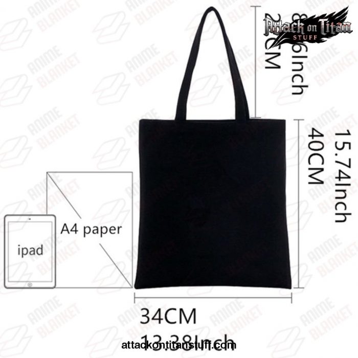 attack on titan canvas shopping bag 824 1 - Attack On Titan Merch