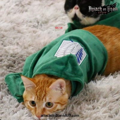 attack on titan cosplay costume survey corps cloak cape for pet 908 1 - Attack On Titan Merch