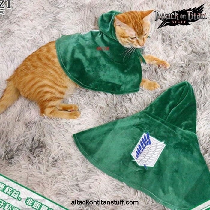 attack on titan cosplay costume survey corps cloak cape for pet 929 1 - Attack On Titan Merch