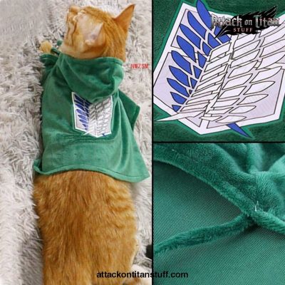 attack on titan cosplay costume survey corps cloak cape for pet 935 1 - Attack On Titan Merch