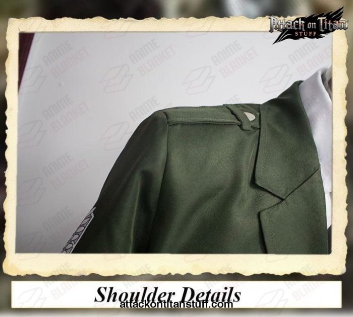 attack on titan cosplay full set uniform army green long coat 161 1 - Attack On Titan Merch