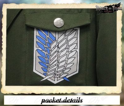 attack on titan cosplay full set uniform army green long coat 918 1 - Attack On Titan Merch