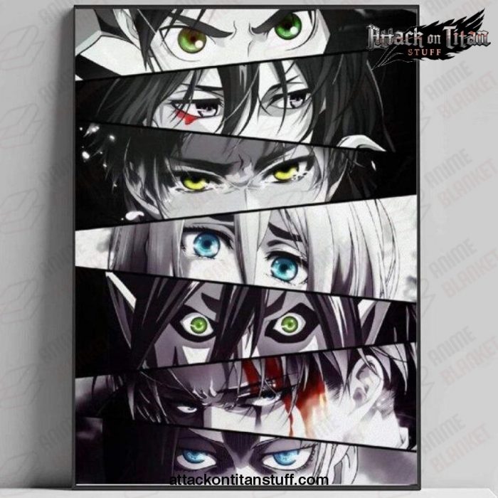 attack on titan eyes wall art 210 1 - Attack On Titan Merch