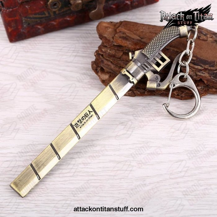 attack on titan keychain metal bronze pendant 353 1 - Attack On Titan Merch