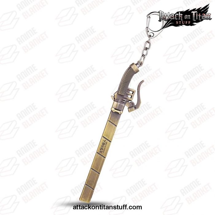 attack on titan keychain metal bronze pendant 461 1 - Attack On Titan Merch