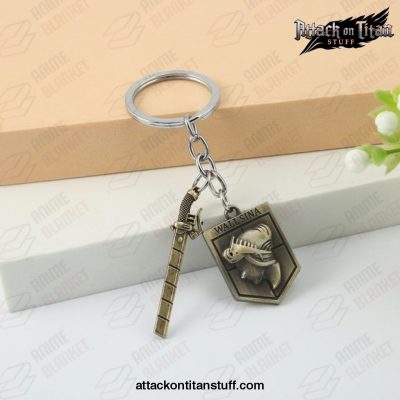 attack on titan keychain metal bronze pendant style 1 468 1 - Attack On Titan Merch