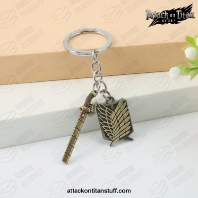 attack on titan keychain metal bronze pendant style 5 801 1 - Attack On Titan Merch