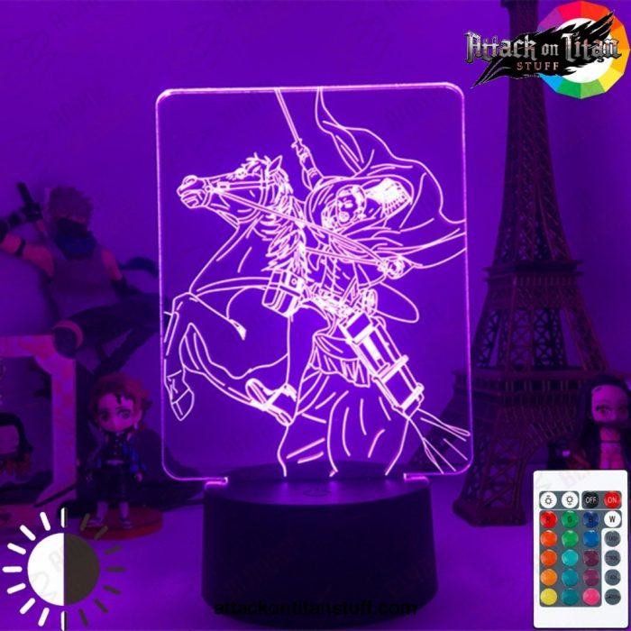 attack on titan lamp erwin smith 3d led night light 228 1 - Attack On Titan Merch