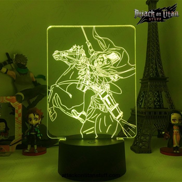 attack on titan lamp erwin smith 3d led night light 403 1 - Attack On Titan Merch