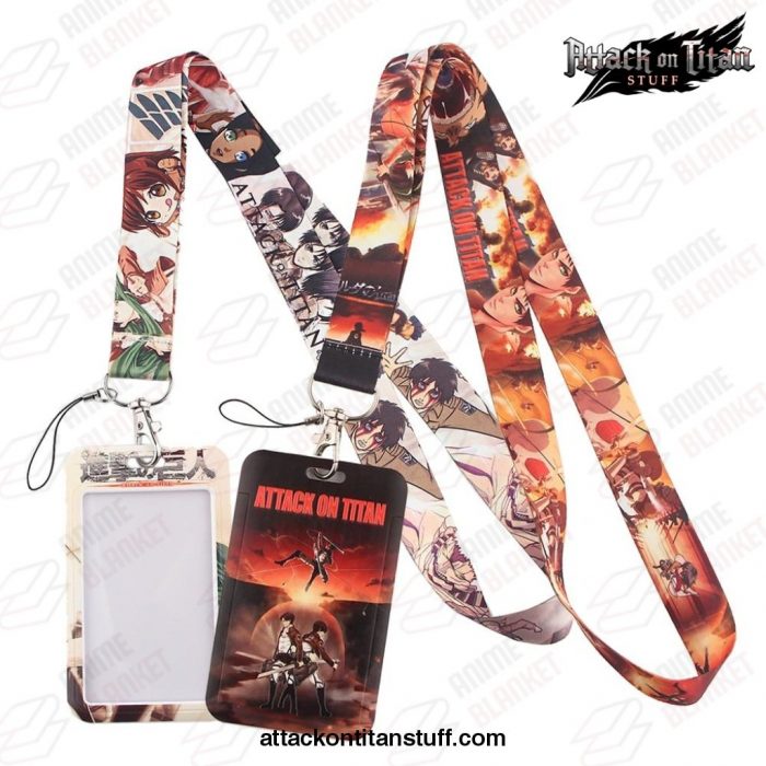 attack on titan lanyard card id 127 1 - Attack On Titan Merch