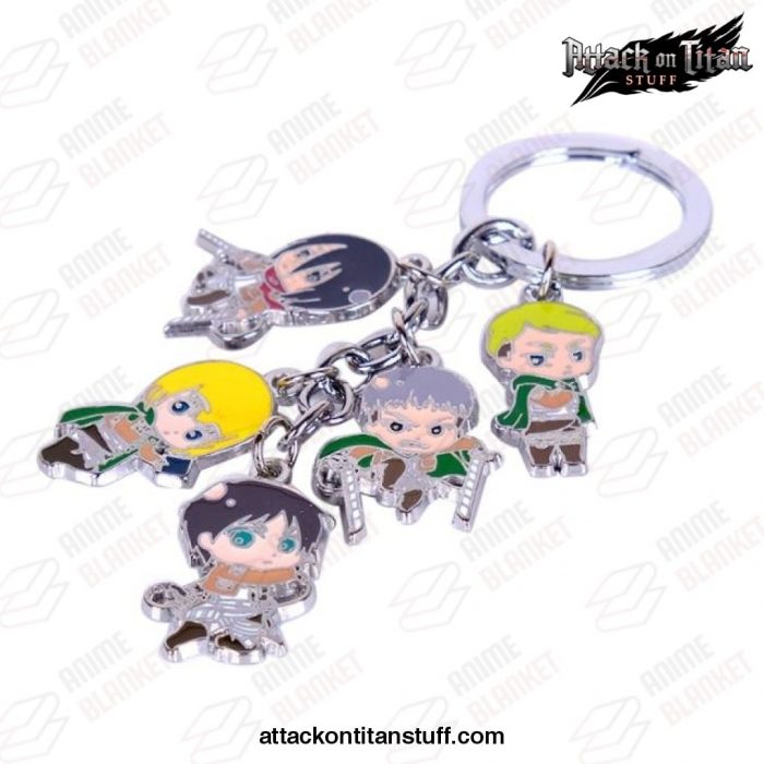 attack on titan logo metal keychain style 2 487 1 - Attack On Titan Merch