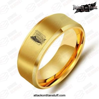 attack on titan ring jewelry accessories gold 5 384 1 - Attack On Titan Merch