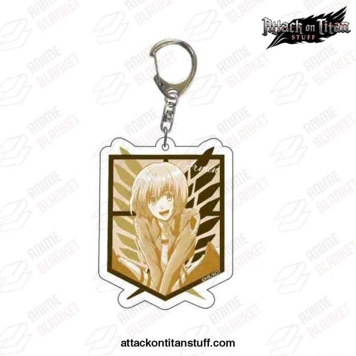 attack on titan side acrylic pendant keychain armin arlert 719 1 - Attack On Titan Merch