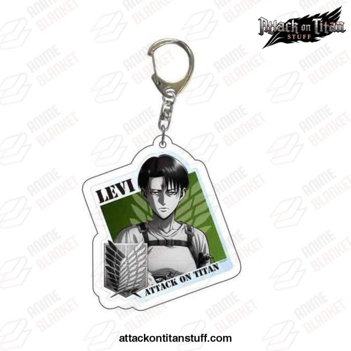 attack on titan side acrylic pendant keychain levi 3 927 1 - Attack On Titan Merch