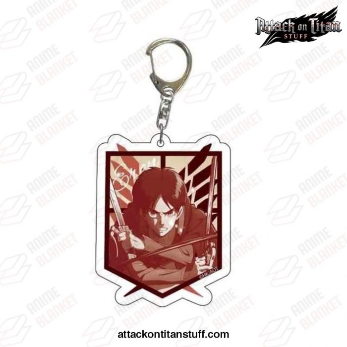 attack on titan side acrylic pendant keychain levi 819 1 - Attack On Titan Merch