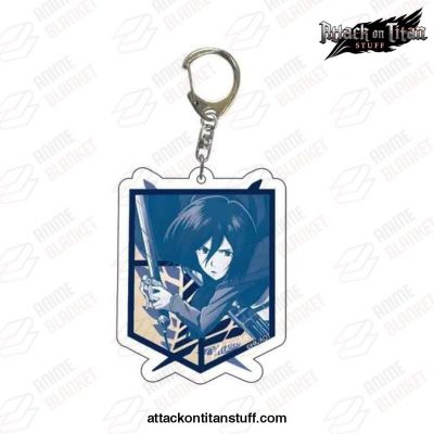 attack on titan side acrylic pendant keychain mikasa 852 1 - Attack On Titan Merch